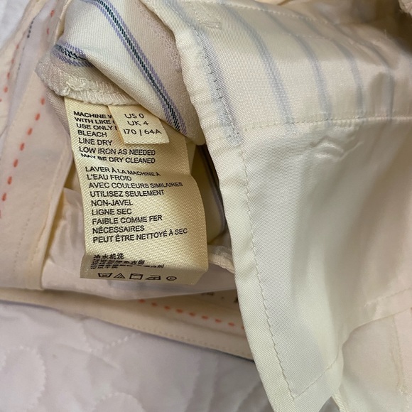 NWOT Anthropologie The Essential slim Trousers 0 - Picture 8 of 12